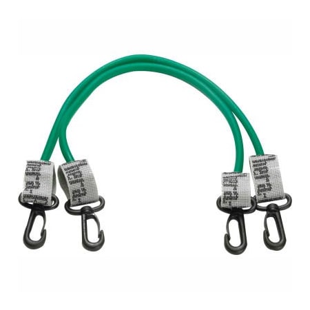 Fabrication Enterprises Thera-Band Exercise Station Accessory, 12" Green Tubing with Connectors, 1 Pair 10-1583